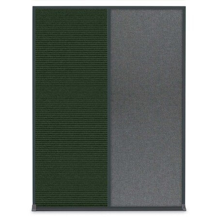 United Visual Products Single Door Radius Plus Corkboard, 18"X UV8000PLUS-BLACK-DRKSPR